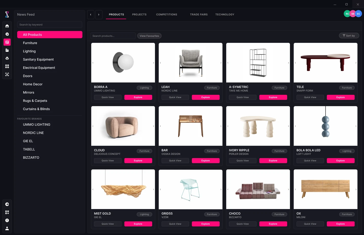 SIMTU desktop app — drag-and-drop interface with 3D model library